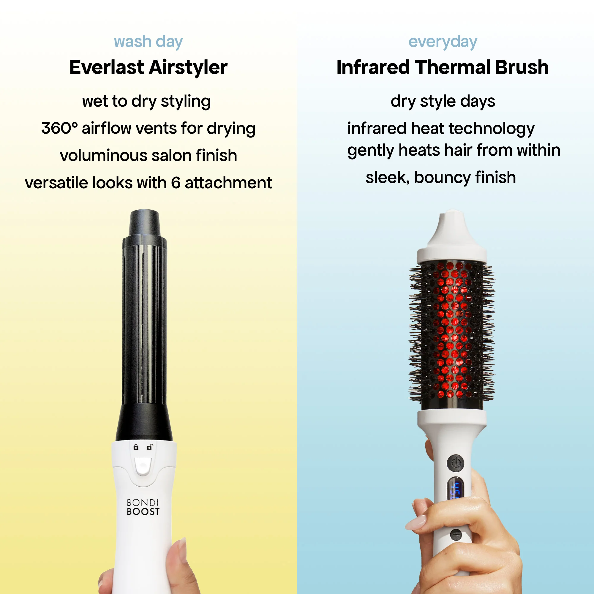 INFRARED THERMAL BOUNCE BRUSH + FREE DRY SHAMPOO KIT - Image 9